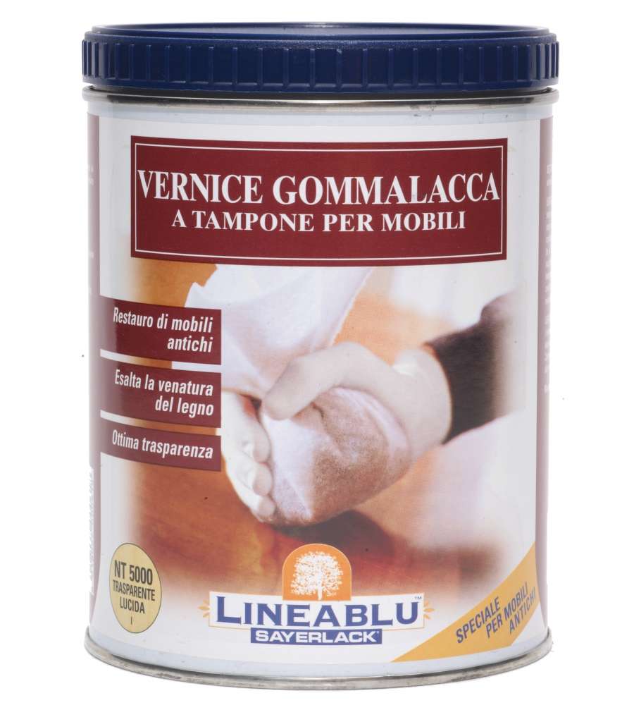 Vernice Gommalacca Trasparente Lucida 750 ml