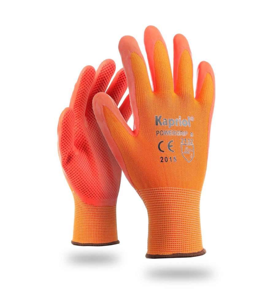 Guanti Powergrip Arancio 10