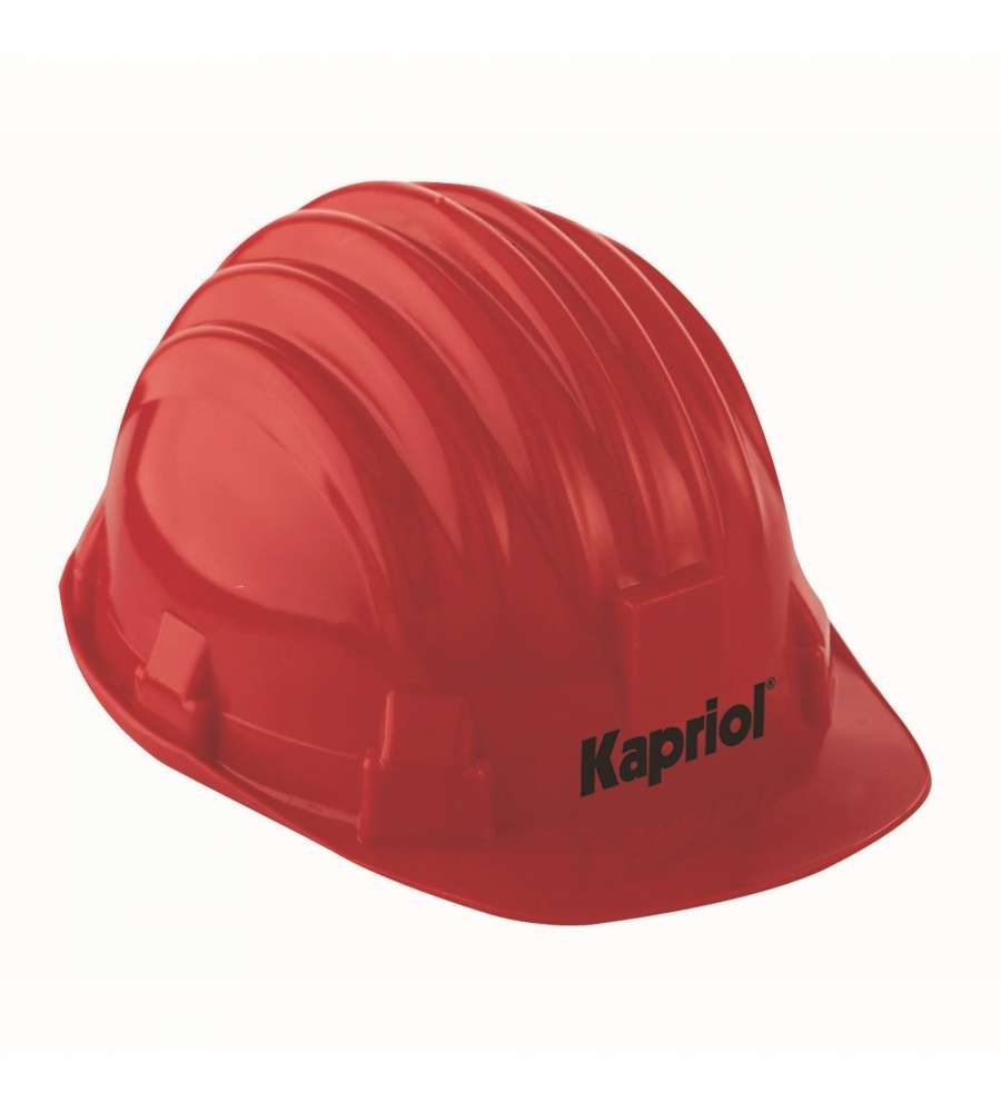 Casco con Visiera Rosso