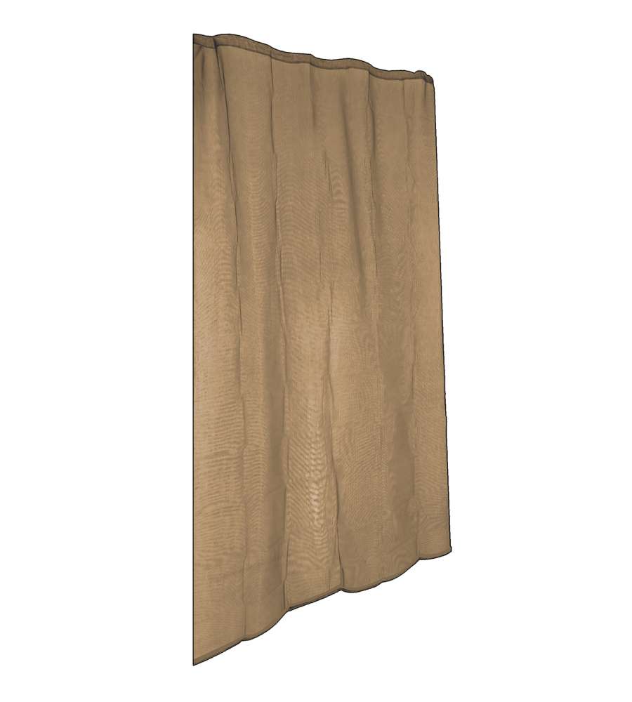 Zanzariera a Tenda Marrone 150 x 250 cm