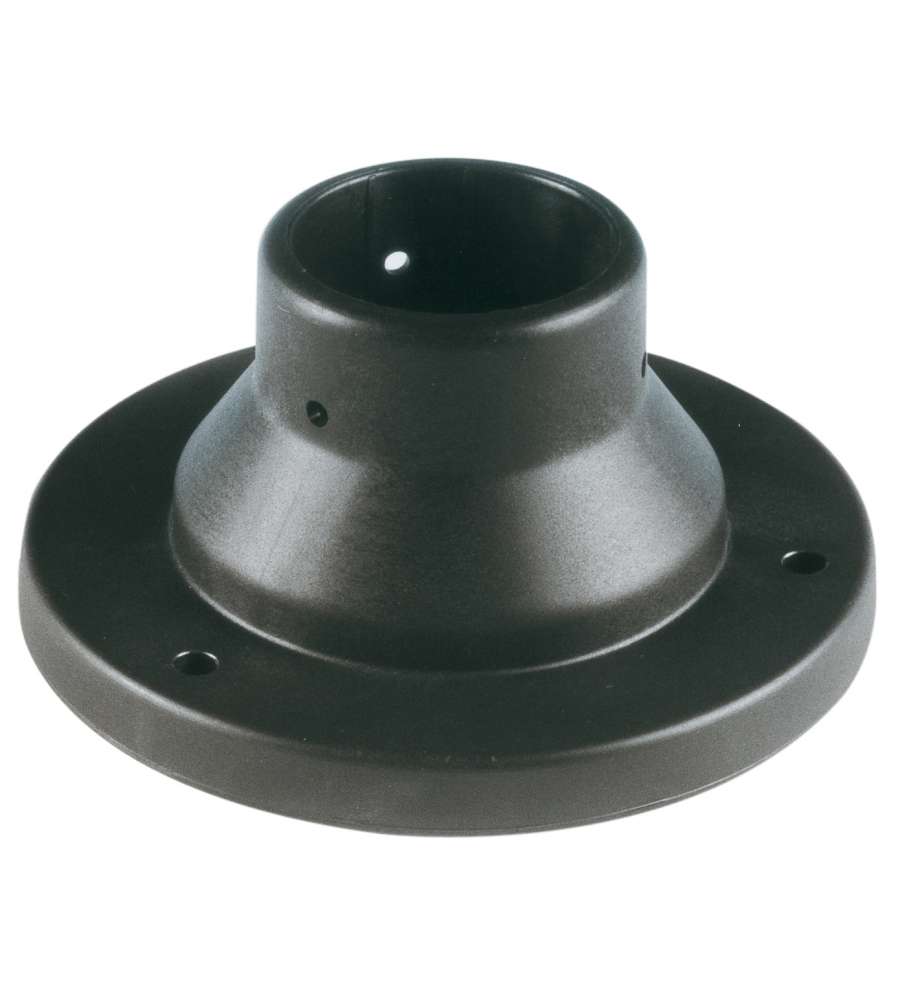 Sovil Base per Palo Illuminazione Esterno - Nero - 6cm