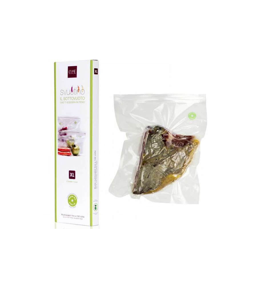 Sacchetti Sottovuoto Cm 22X34      Pz.  8 Svuotino