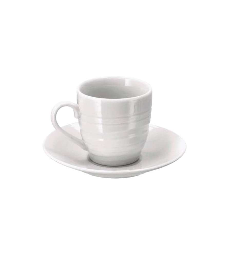 Tazza Caff Porcellana Linee Pz 6 Ad