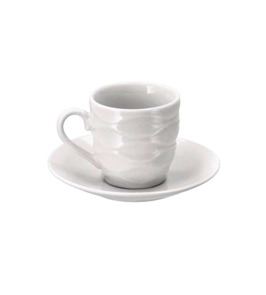 Tazza Caff Porcellana Cerchi Pz 6 Ad