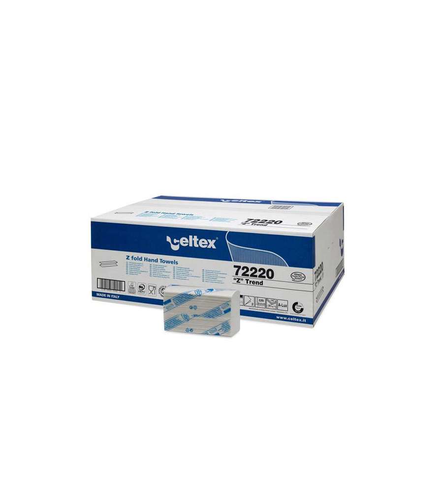 Salviette Cellulosa 2V Piega Z Trend Pz 150 Celtex
