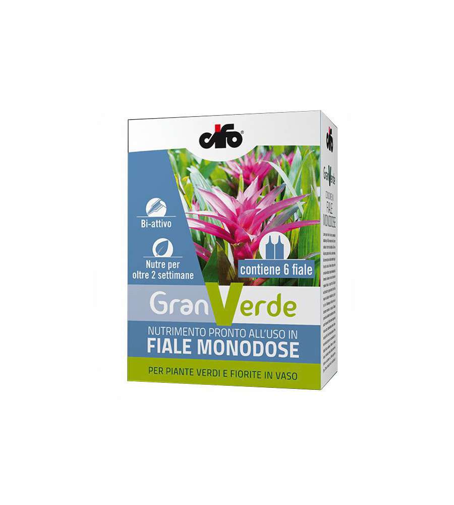 Concime Goccia Goccia Piante Verdi Ml 40 Pz 6 Cifo