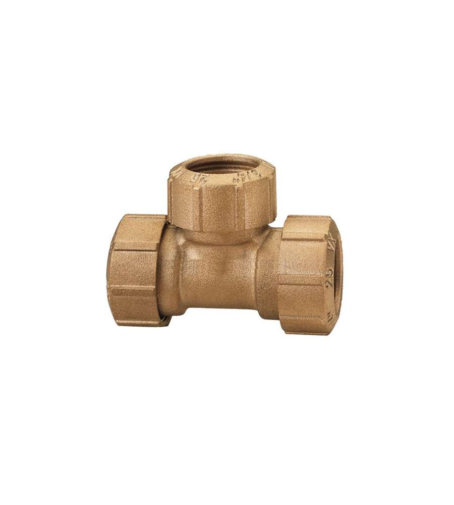 Raccordo Pressione Ottone T Mm 32          Enolgas