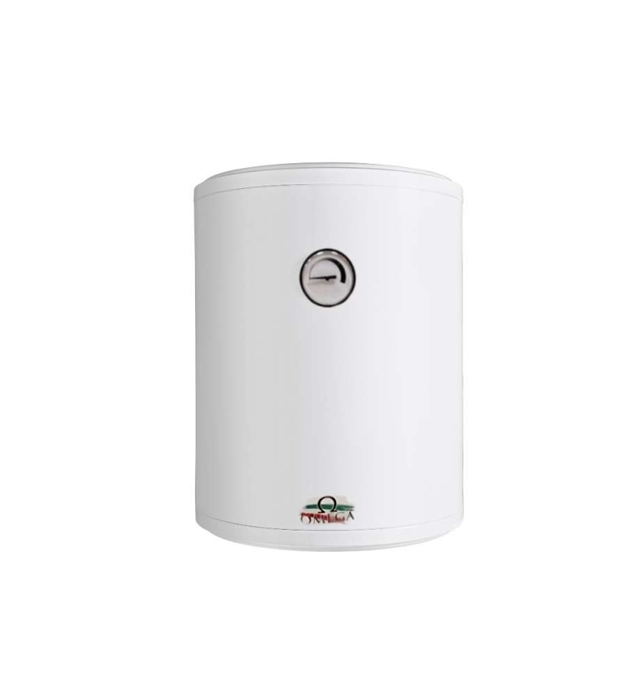 Omega Scaldacqua Elettrico Verticale 50 lt - Scaldabagno con Regolazione Temperatura e Valvola di Sicurezza - Compatto e Efficiente