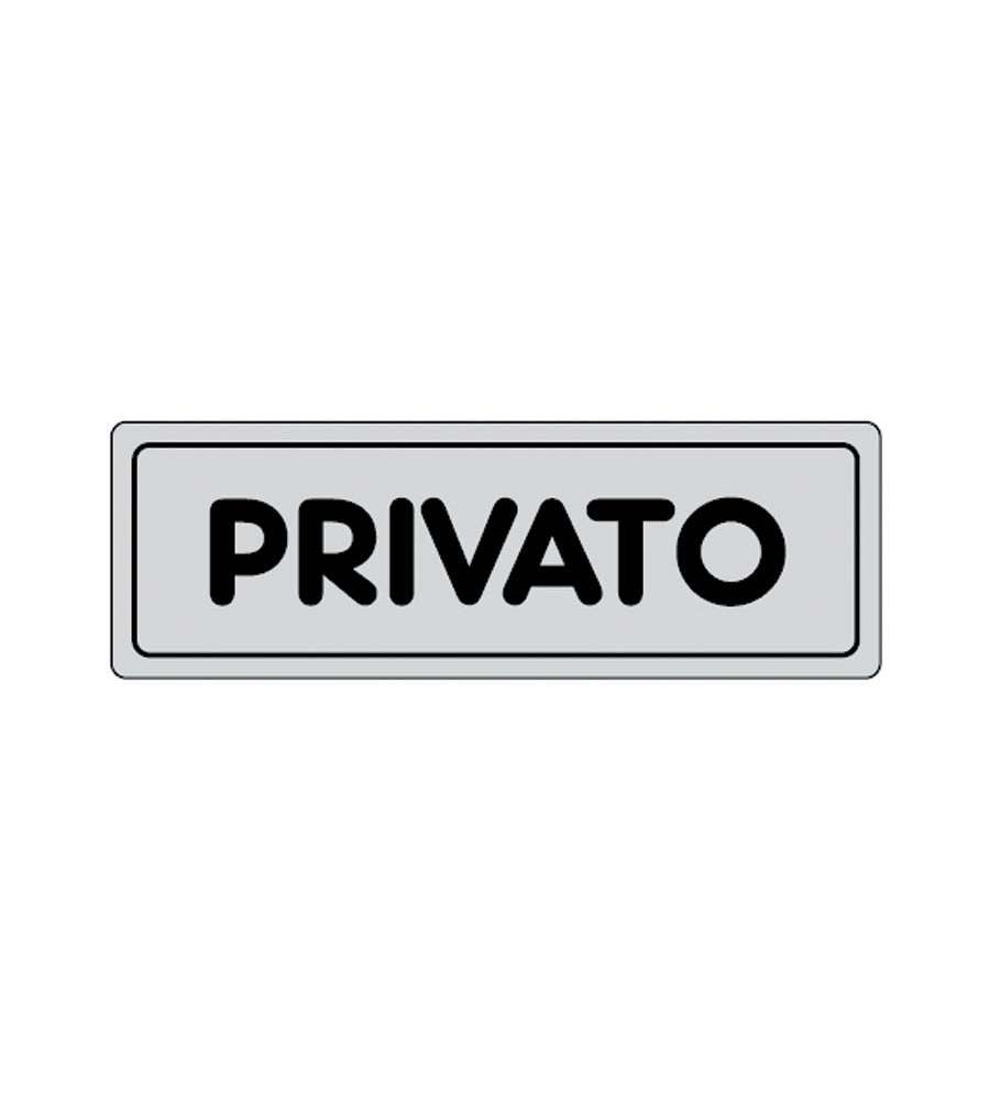 Cartello Privato 15 x 5 cm