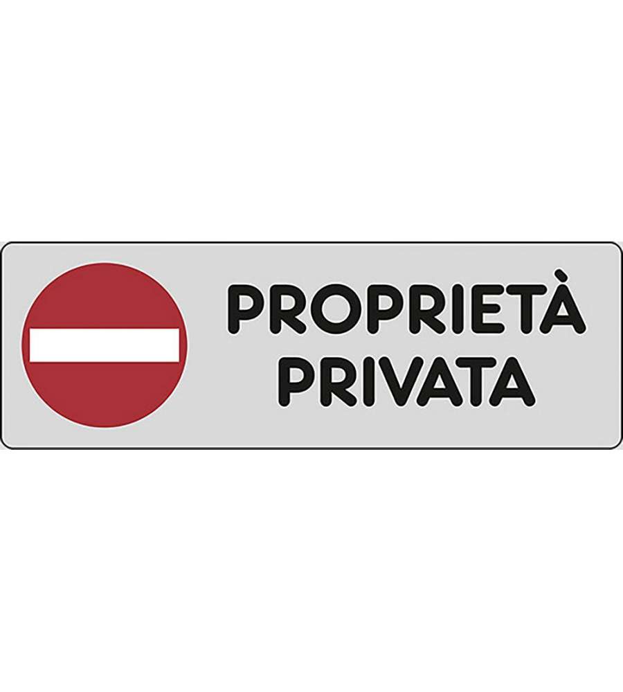 Adesivo Propriet Privata abitazioni cancello 15CMx5CM