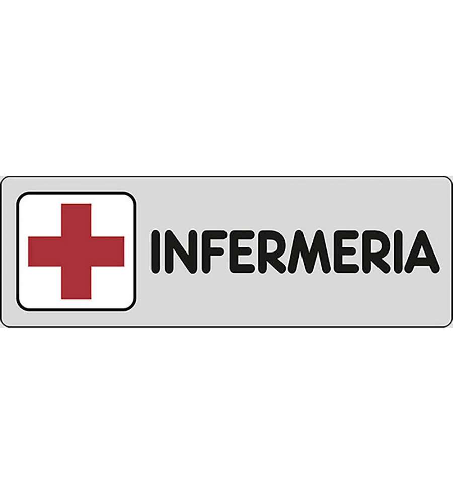 Adesivo Infermeria luoghi pubblici scuole 15CMx5CM