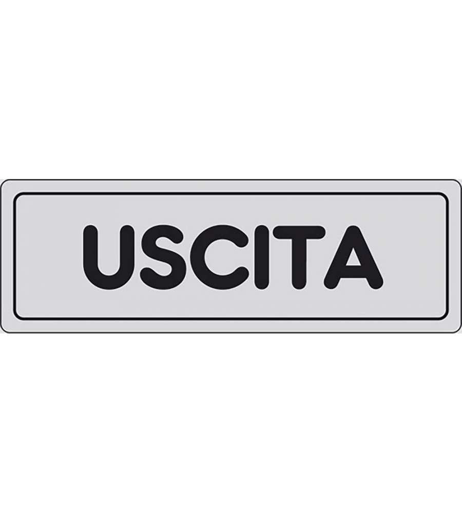 Adesivo Uscita negozi uffici attivit commerciali 15Cmx5CM