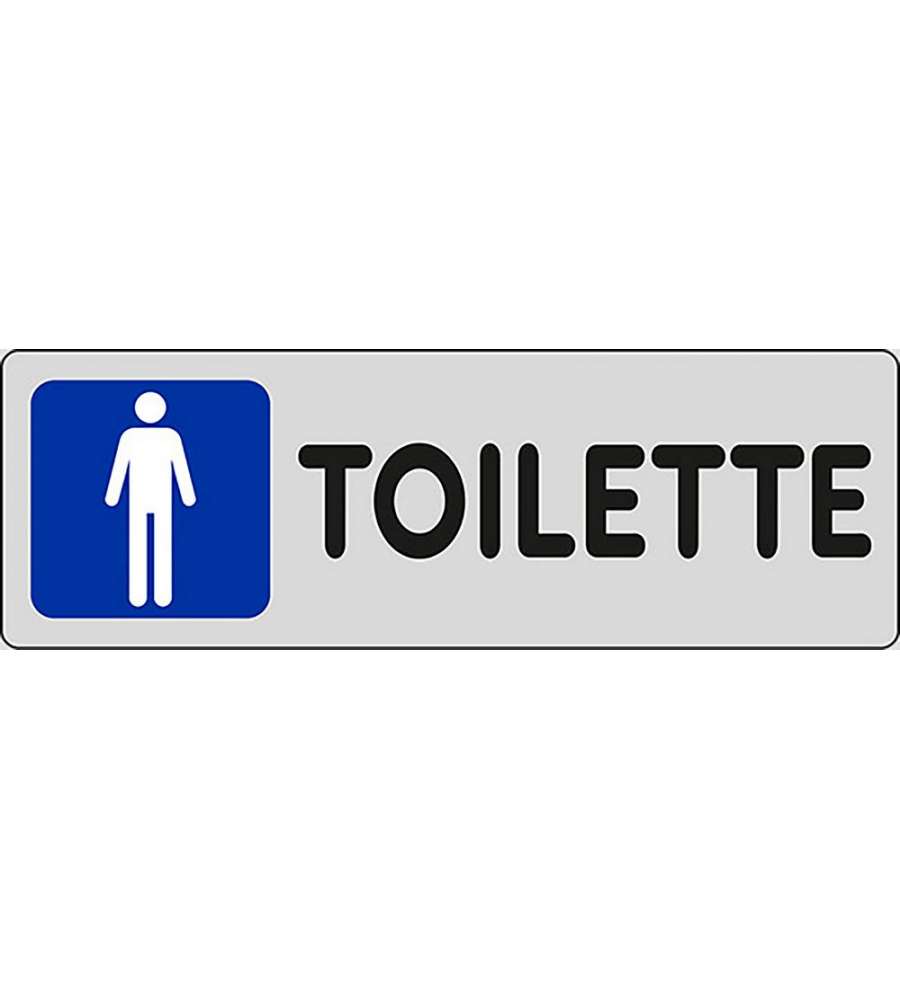 Adesivo Toilette uomini negozi uffici luoghi pubblici 15CMx5CM