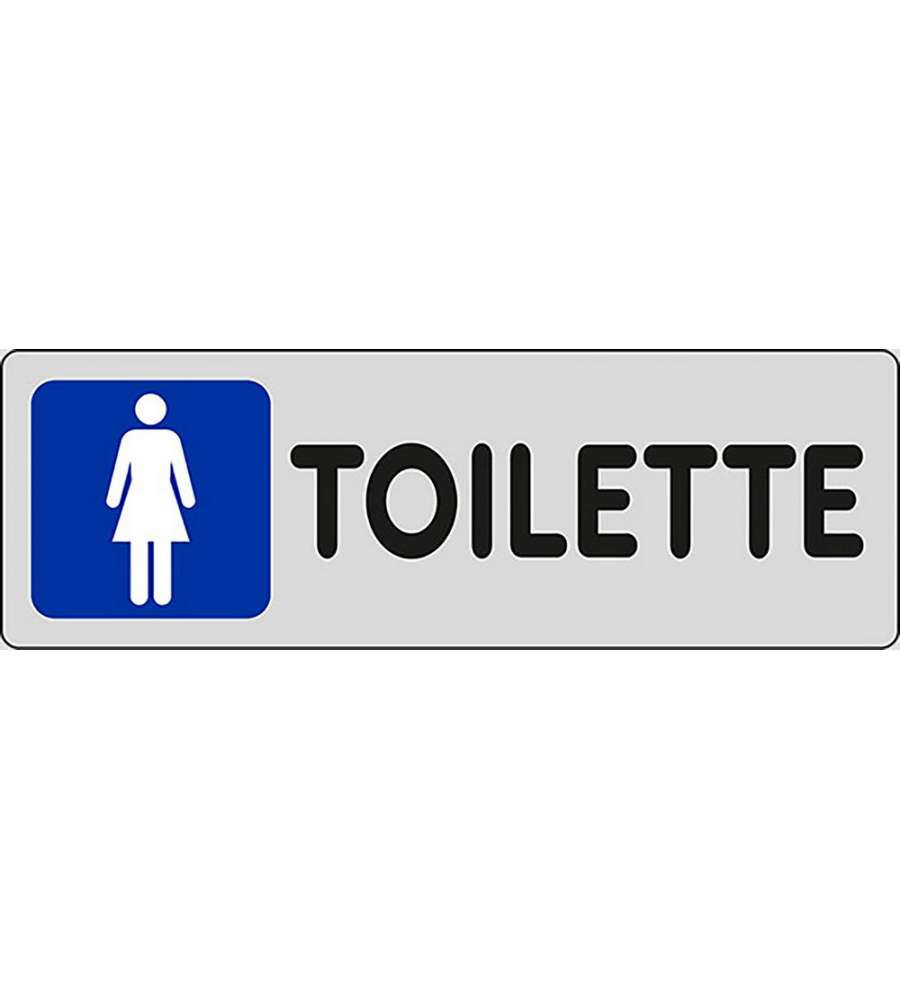 Adesivo Toilette donne negozi uffici luoghi pubblici 15CMx5CM