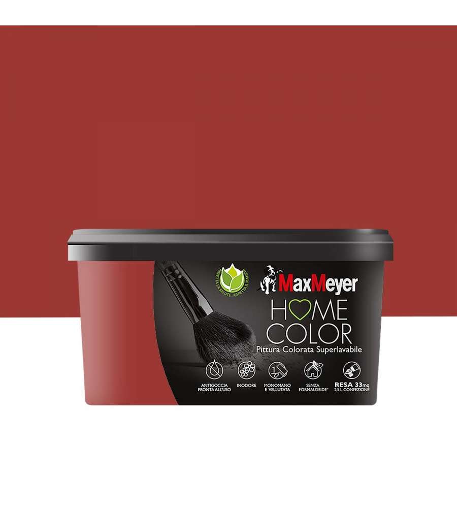 Max Meyer Idropittura Scarlet 2.5 L - Superlavabile per Interni