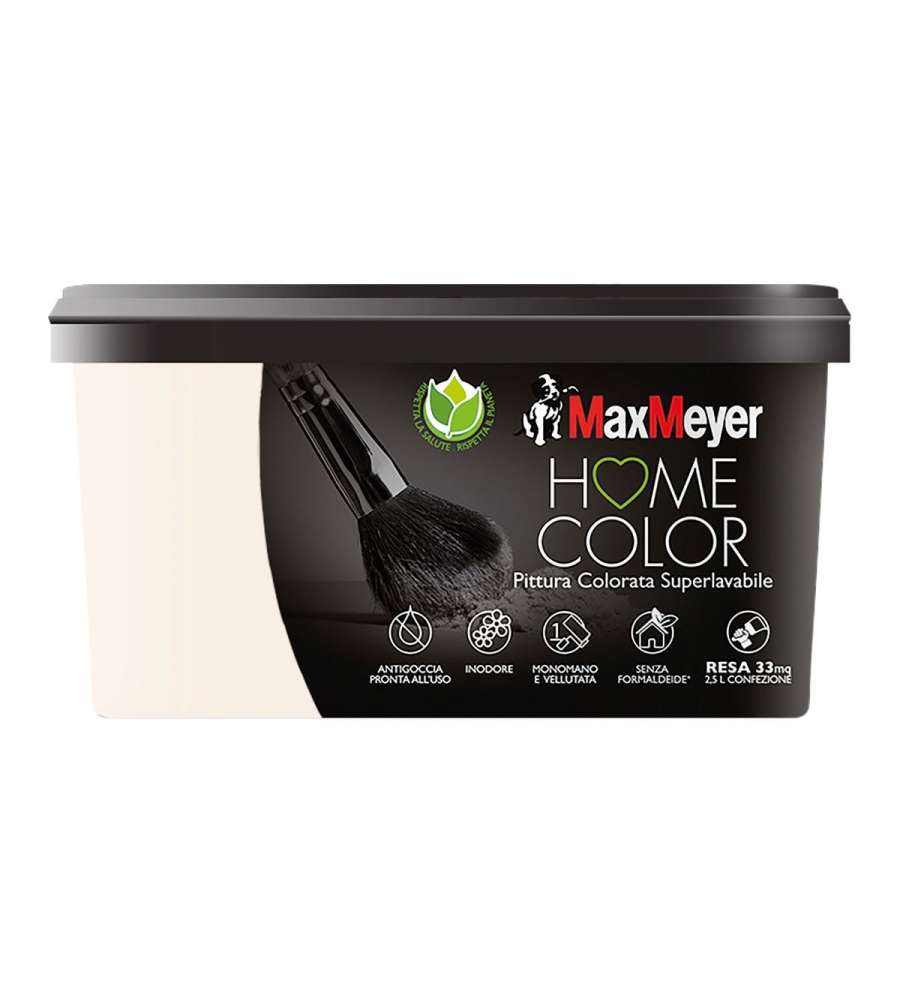 Max Meyer Idropittura Superlavabile Home Color Mashmellow - 2.5 L