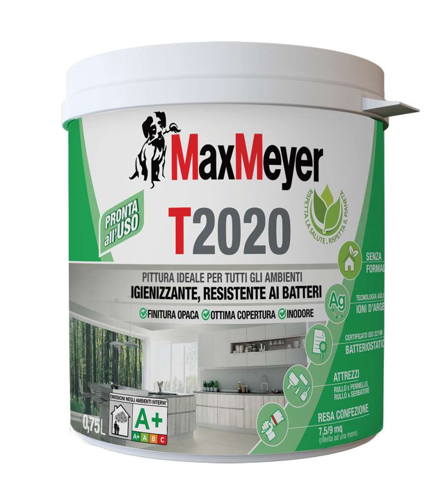MaxMeyer Pittura Igienizzante - Bianco - 0,75 l