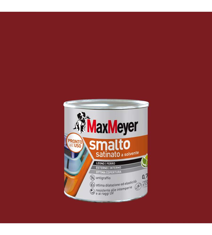 MaxMeyer Smalto a Solvente Satinato Bordeaux R3011 0,750 l