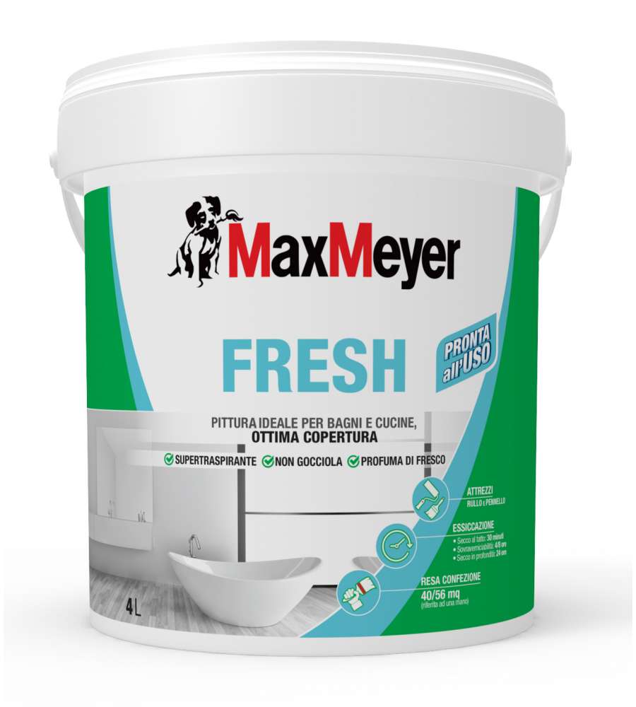 Pittura Fresh Super Traspirante Bianco 4 l