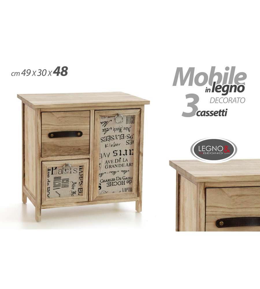 Mobile in legno decorato