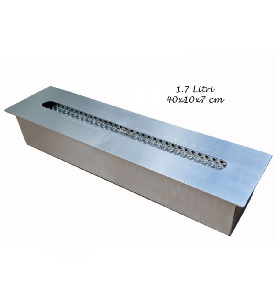Bruciatore a Bioetanolo Liquido 40x10 cm 1,7L