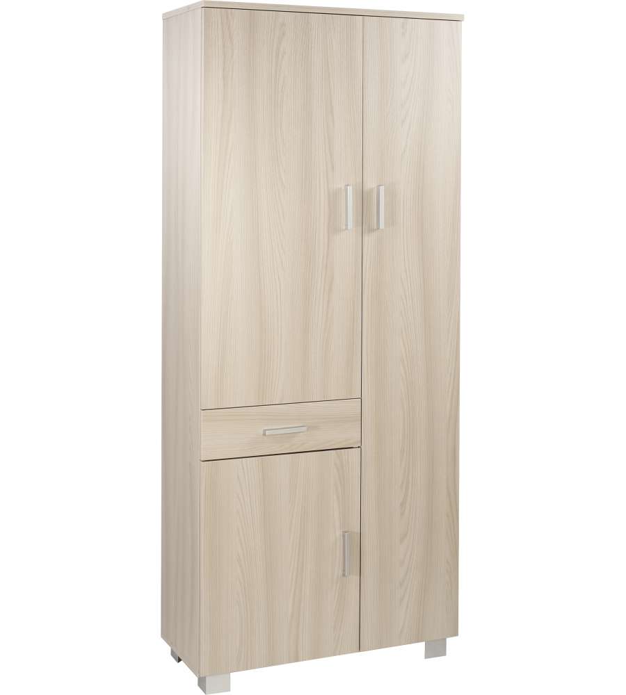 Mobile 3 ante 1 cassetto in kit 178 x 77 x 34 cm Olmo Chiaro