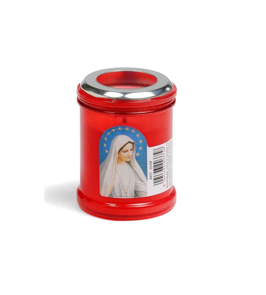 Cero Votivo Luce Eterna Rosso  T50