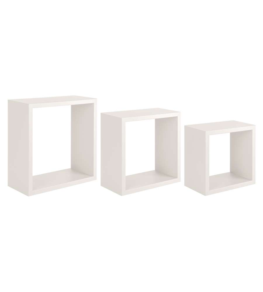 Mensole Incubo - Bianco - Set 3 Pezzi