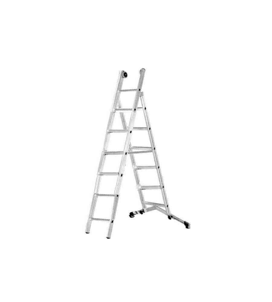 Scala in Alluminio Prima R2 10+11 gradini 354/570 cm Facal
