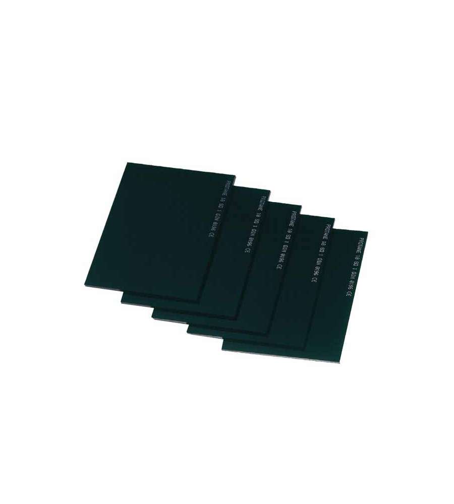 Sacit Vetro Inattinico Maschera Saldatura - Scuro - 98x75 mm Din 10