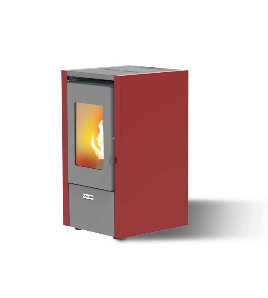 Stufa a pellet Mignon 6,15 kW Bordeaux