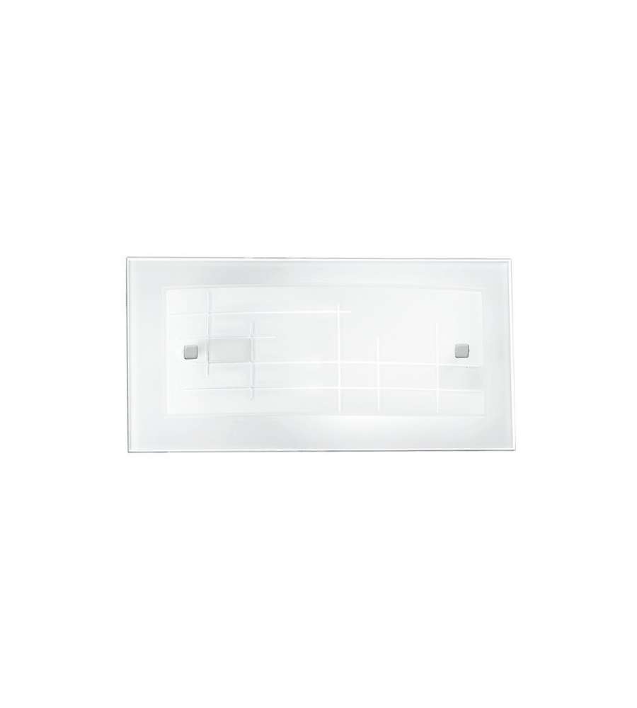 Fan Europe Applique Musa - Vetro Bianco - 15x30 cm