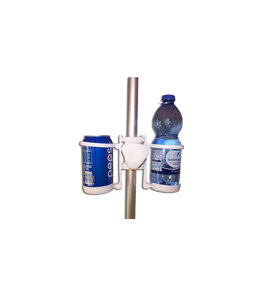 Porta lattine e bottiglie per ombrellone
