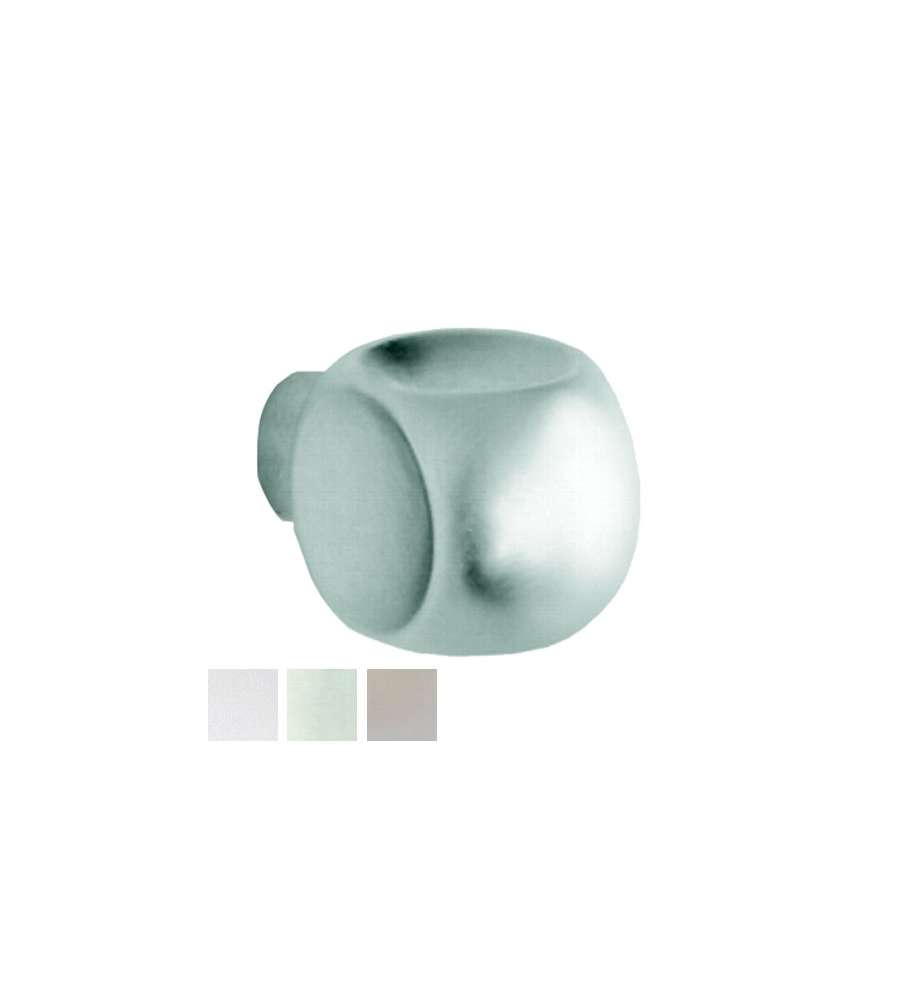 Pomolo Cubo Zama Cromo Lucido 12       23893 Gamet