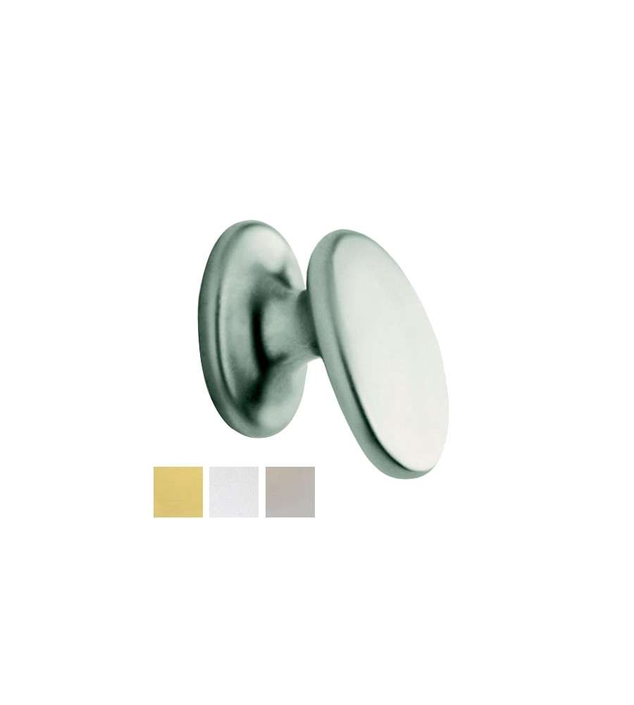 Pomolo Ovale Zama Nickel Opaco   20    23973 Gamet