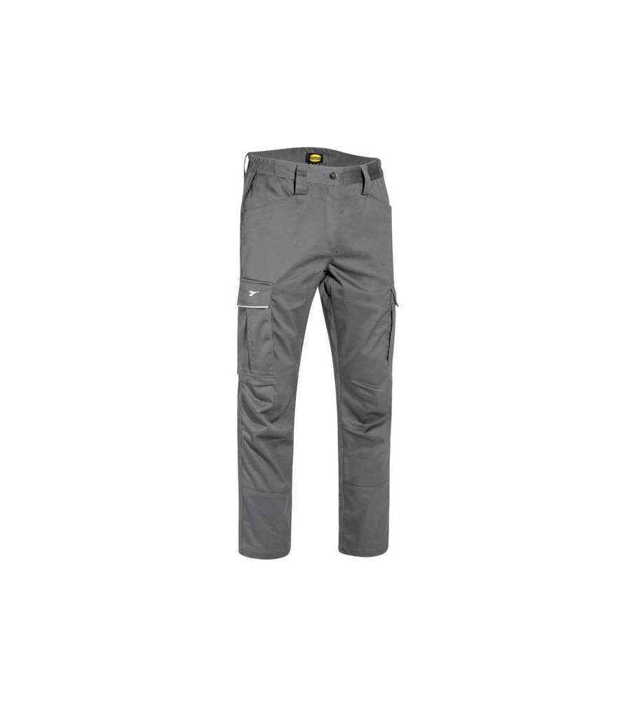 Pantalone Cotone Grigio Xxl Stretch Cargo Diadora