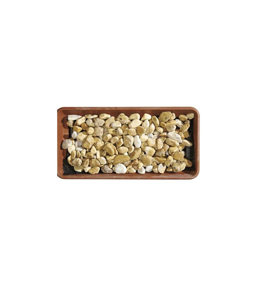 Ciottolo Giallo Siena - Decorazione Giardino - 25 Kg