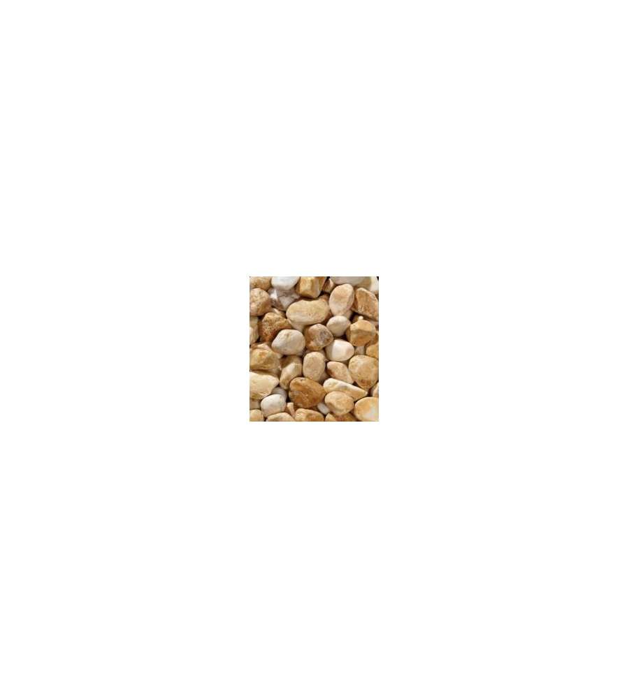 Ciottolo Giallo Siena - Decorazione Giardino - 25 Kg