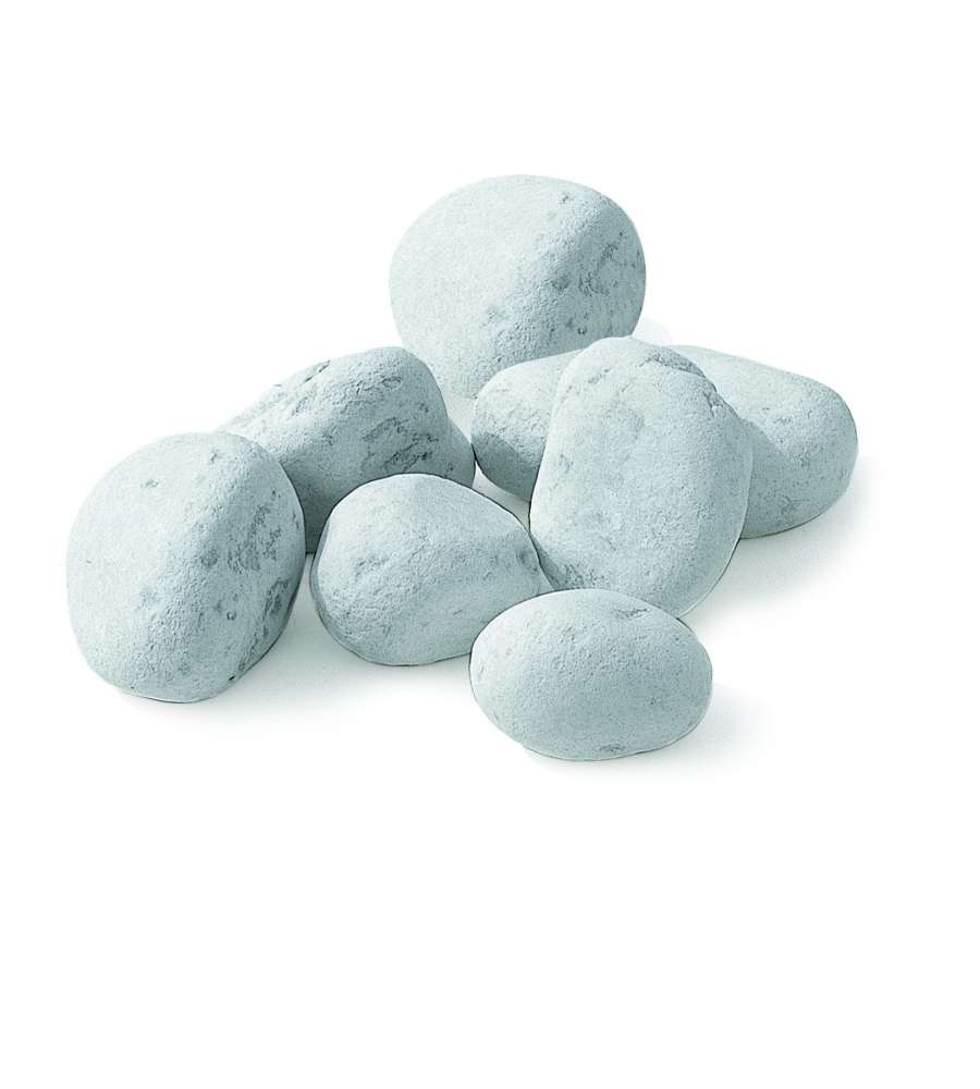 Ciottoli Bianchi di Marmo Carrara per Giardinaggio - 20 kg