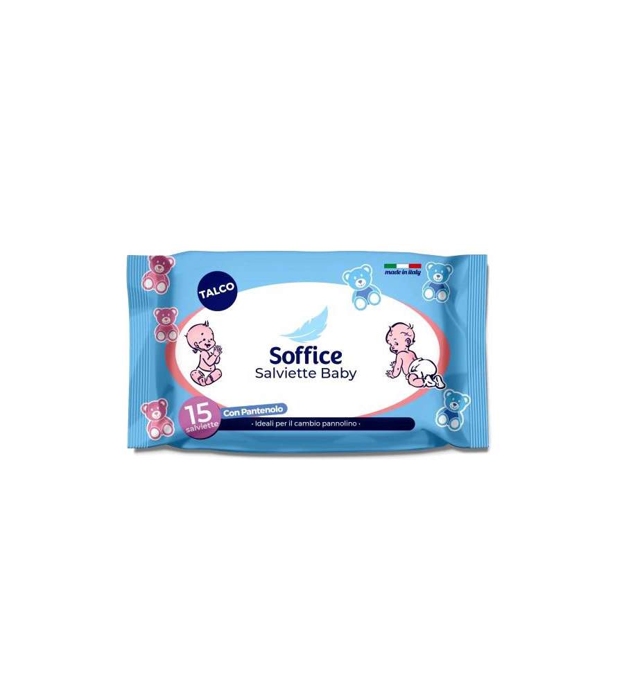 Salviette Bambini Talco Pz 15 Soffice
