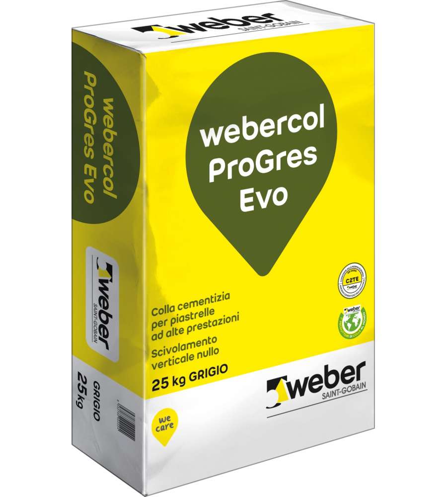 Weber Saint Gobain Colla Cementizia - Grigio - 25 kg