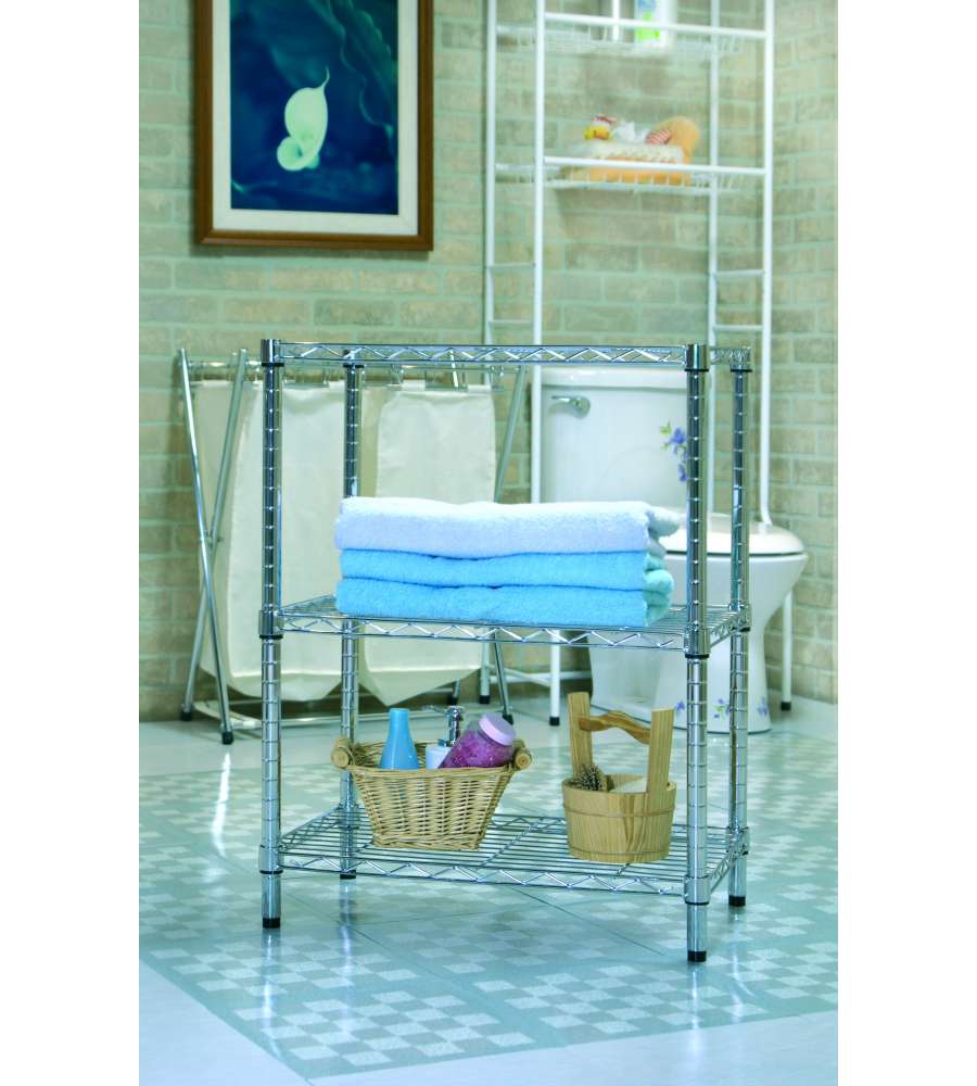 Libreria Light Cromata 3 Ripiani Cm 36 X 61 X H. 75