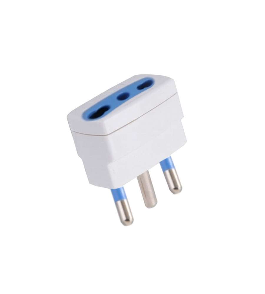 Adattatore Semplice 16A+T  Bianco    Syntesy 00350