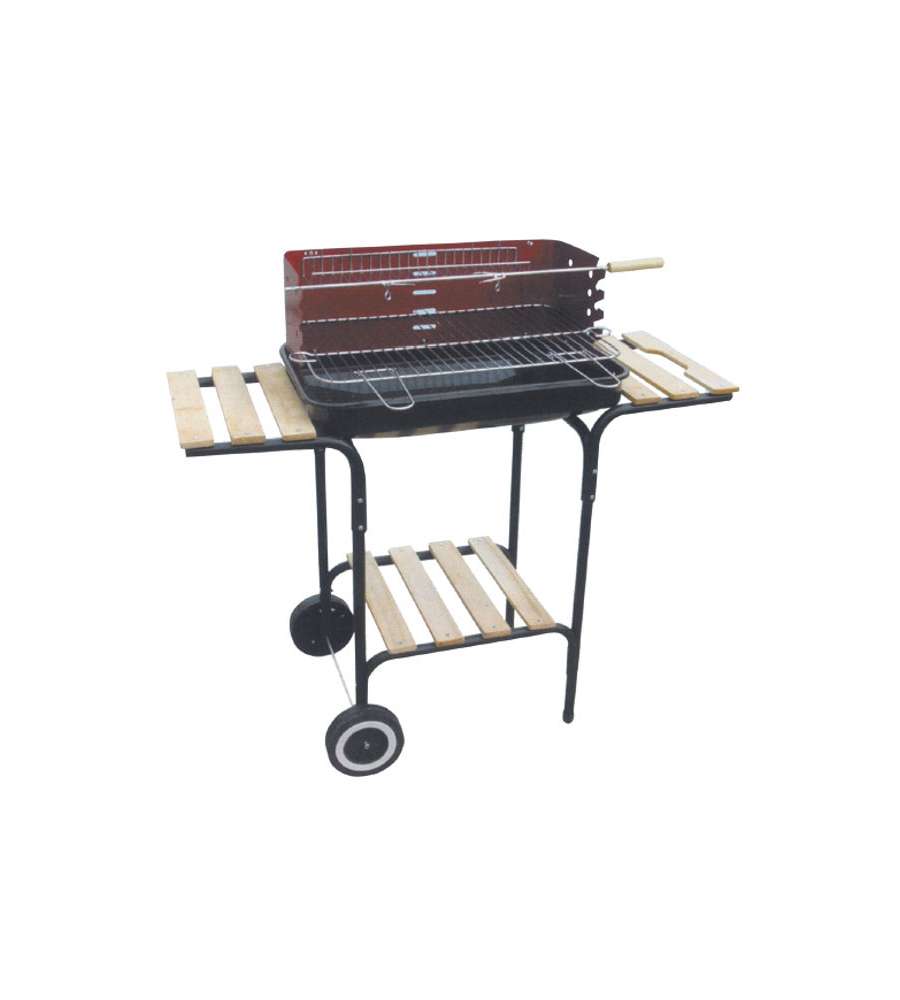 Barbecue Rett.Base Legno  58X38 H 73 Lapillo 00711