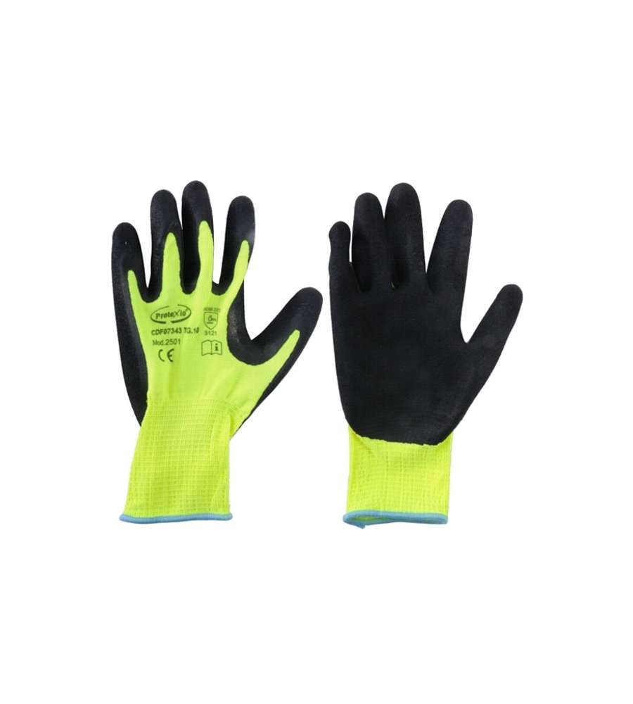 Guanti Lattice Hv Light Gialli  8   Protexio 07341