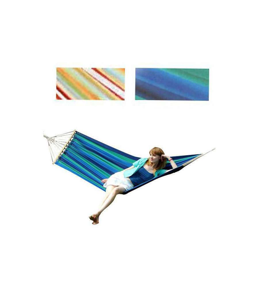 Amaca bahamas blu/verde 100 x 200 cm