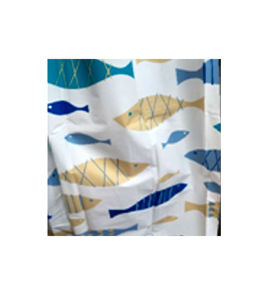 Tenda Doccia Peva 120X200 Pesci       Aglaia 09236