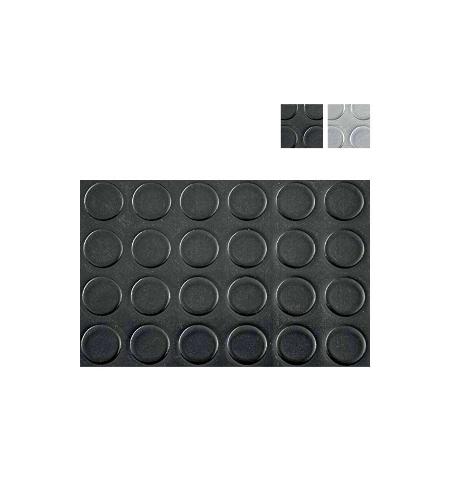 Pavimento Pvc Bollo Mm 1,0 H 100 M 25 Nero Xtra