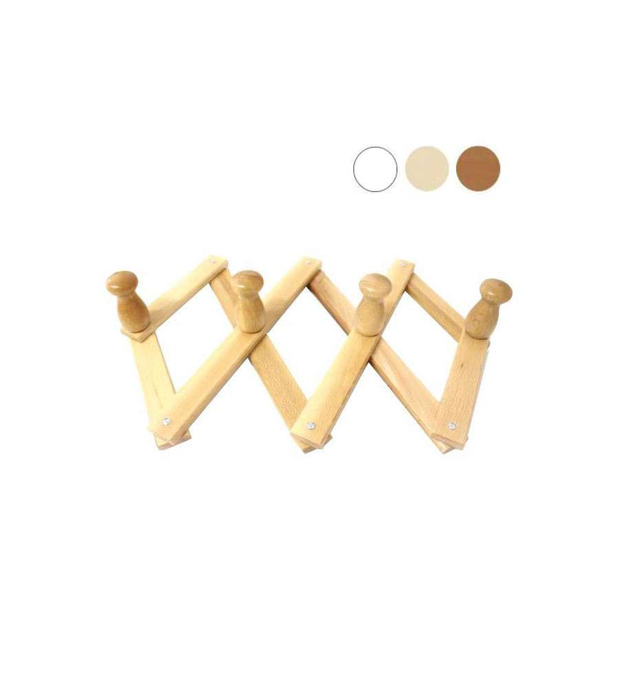 Appendiabiti Legno Estensibile Posti 10 Noce Xtra 11825