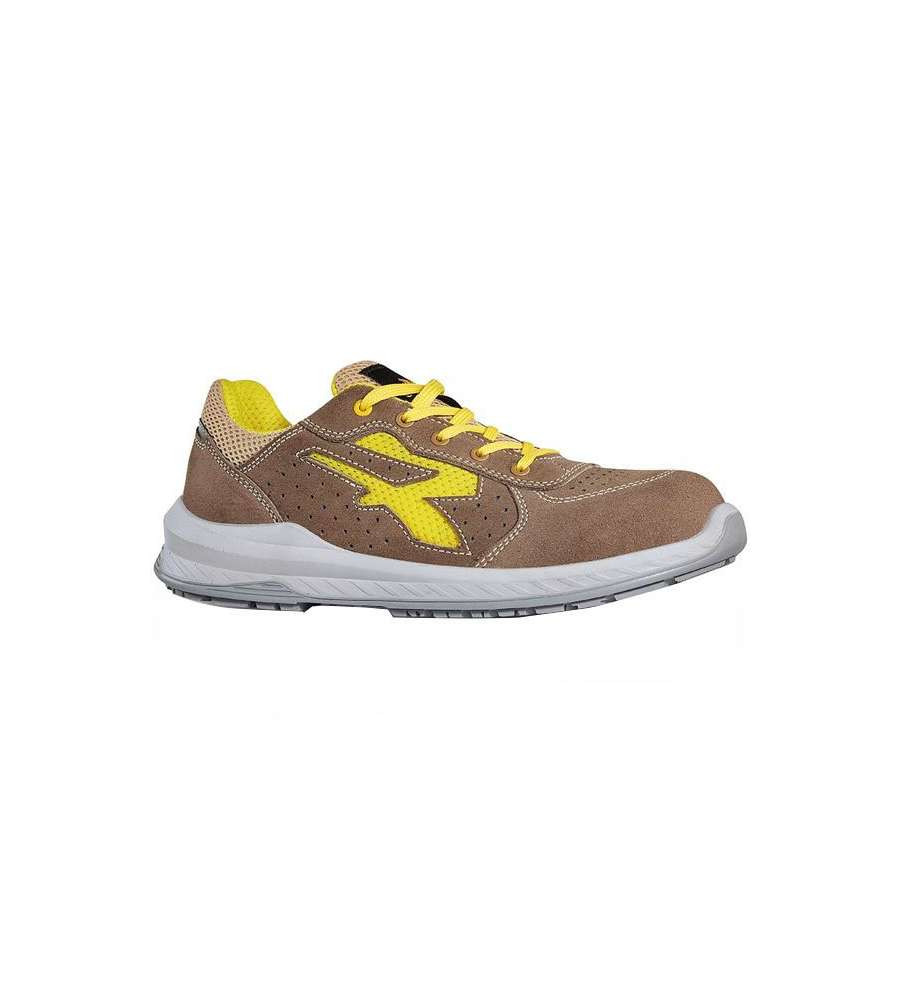 Scarpe Reflex Marrone/Giallo Basse 47 S1P Upower
